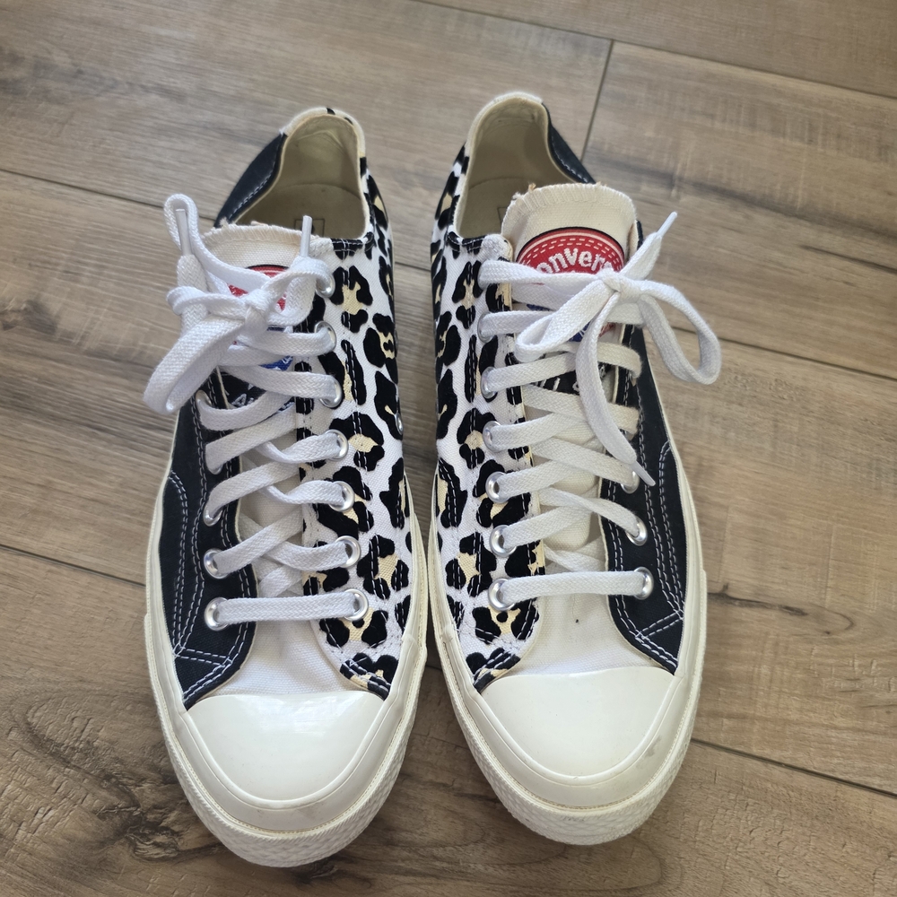 Converse Leopard Print Sneakers